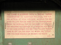 Image # 48837: Falstaff Transformer Notice 
(Serial number D65761F.)