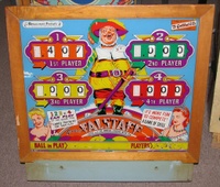 Image # 48821: Falstaff Backglass 
(Serial number D65761F.)