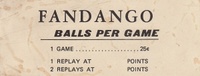 Image # 40978: Fandango Blank Replay and Price Card