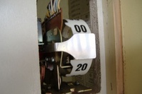 Image # 57273: Fiesta Match Number Not Displayed 
(A metal shield covers the number window in the backglass until it is time to display the match number to the player.)