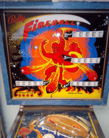 Image # 75715: Fireball German Backglass 
(The backbox serial number is 5099. The cabinet serial number is 5094.)