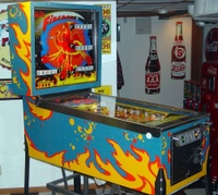 Image # 44014: Fireball Cabinet - Left 
(Serial number 4436.)
