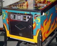 Image # 44016: Fireball Cabinet - Front 
(Serial number 4436.)