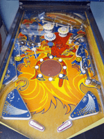 Image # 75716: Fireball German Playfield 
(The cabinet serial number is 5094. The backbox serial number is 5099.)