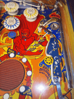 Image # 75718: Fireball German Middle Right Playfield 
(The cabinet serial number is 5094. The backbox serial number is 5099.)
