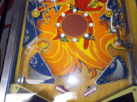 Image # 75719: Fireball German Lower Playfield 
(The cabinet serial number is 5094. The backbox serial number is 5099.)
