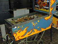 Image # 15603: Fireball Cabinet - Right 
(This US version was exported to Europe.)