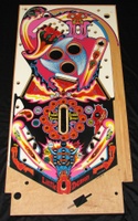 Image # 68083: Fireball II Blank Playfield 
(This playfield was described to us as New Old Stock.)
