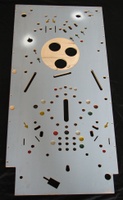 Image # 68084: Fireball II Blank Playfield - Reverse 
(This playfield was described to us as New Old Stock.)