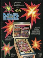 Image # 24886: Firecracker German Ad 
(From the German operator magazine Automaten Markt, March 1971.)