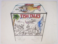 Image # 70435: Fish Tales Original Concept Artwork 
(Artist is Python Anghelo.Pencils on art paper.Dimensions 17 1/2 inches by 13 1/2 inches.)