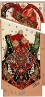 Image # 37558: Flash Gordon Upper and Lower Playfields 
(Described to us as New Old Stock.)