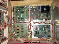 Image # 64119: Flash Gordon Inside Backbox - Squawk & Talk Module 
(In the lower right corner is the Squawk & Talk module.)