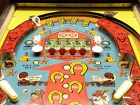 Image # 65310: Flip Flop Early Production Upper Playfield 
(Serial number 1016.)