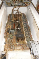 Image # 65320: Flip Flop Early Production Inside Cabinet 
(Some wiring was not connected to the motor. Serial number 1016.)