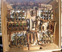 Image # 65323: Flip Flop Early Production Inside Backbox 
(Serial number 1016.)