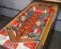 Image # 66758: Flip Flop Early Production Playfield 
(Serial number 1098.)