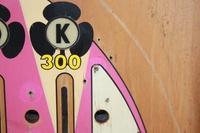 Image # 49337: Flip a Card Beige K Lane - Detail 
(In the center of this image shows the original shade of white where a post was removed.)