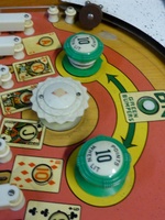 Image # 54533: Flipper Playfield - Detail 
(Serial number G31384.)