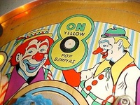 Image # 17756: Flipper Clown Playfield - Detail