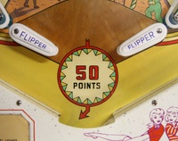 Image # 67541: Flipper Fair Sample Game - Playfield - Detail 
(Serial number 55042 S.)