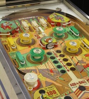Image # 67528: Flipper Fair Sample Game - Upper Playfield 
(Serial number 55042 S.)