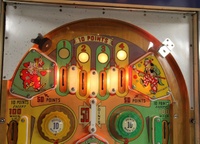 Image # 67530: Flipper Fair Sample Game - Illuminated Upper Playfield 
(Serial number 55042 S.)