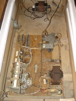 Image # 31575: Flipper Parade Inside Cabinet 
(The white trim is after-factory repainting.)