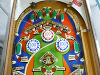 Image # 79886: Flying Carpet Sample Game - Upper Playfield 
(Serial number 01025 S.)