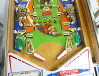 Image # 79887: Flying Carpet Sample Game - Lower Playfield 
(Serial number 01025 S.)