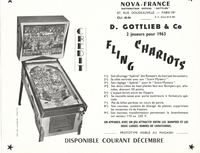Image # 82907: Flying Chariots French Flyer 
(This top of this flyer has been cut off.)