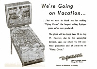Image # 46553: Flying Circus Billboard Ad 
(The Billboard, Jul-3-1961, page 45)