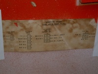 Image # 38384: Fore Game Adjustment Card 
(Serial number 1013.)