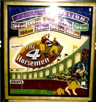 Image # 909: The 4 Horsemen Backglass