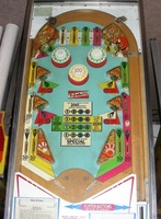 Image # 40355: 4 Square Sample Game - Playfield 
(Serial number 01003 S.)