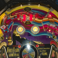 Image # 75730: Foxy Lady Illuminated Upper Playfield