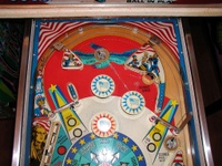 Image # 17146: Freedom Upper Early Production Playfield 
(This image is from the game with serial number 1100.)