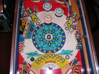 Image # 17148: Freedom Middle Early Production Playfield 
(This image is from the game with serial number 1100.)