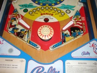 Image # 17150: Freedom Early Production Playfield Popbumper 
(This image is from the game with serial number 1100.)