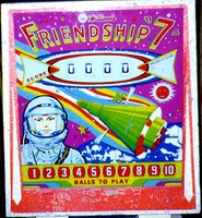 Image # 943: Friendship "7" Backglass
