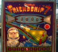 Image # 55124: Friendship "7" Illuminated Backglass