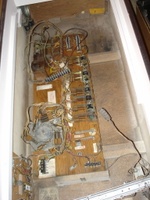 Image # 31560: Friendship "7" Inside Cabinet 
(The white trim is after-factory repainting.)