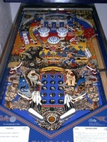 Image # 3190: Frontier Playfield 
(The center stand-up target shown here is not original to this game.)