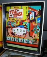 Image # 12753: Full House Backglass 
(From the Rich Huth Collection)