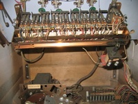 Image # 43582: Fun Fair Relay Bank 
(These relay switches are for the target and lane lights.)