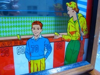 Image # 49366: Fun-Fair Backglass - Detail 
(Serial number 2161.)