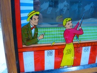 Image # 49365: Fun-Fair Backglass - Detail 
(Serial number 2161.)