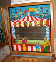 Image # 54417: Fun-Fair Backglass 
(Serial number 2161.)