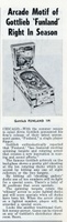 Image # 40587: Fun Land Cash Box Article 
(Cash Box, May-11-1968, page 69)