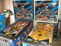 Image # 37314: Gamatron Production Kit And Whitewood 
(This whitewood was made into a fully operational game by a collector.)